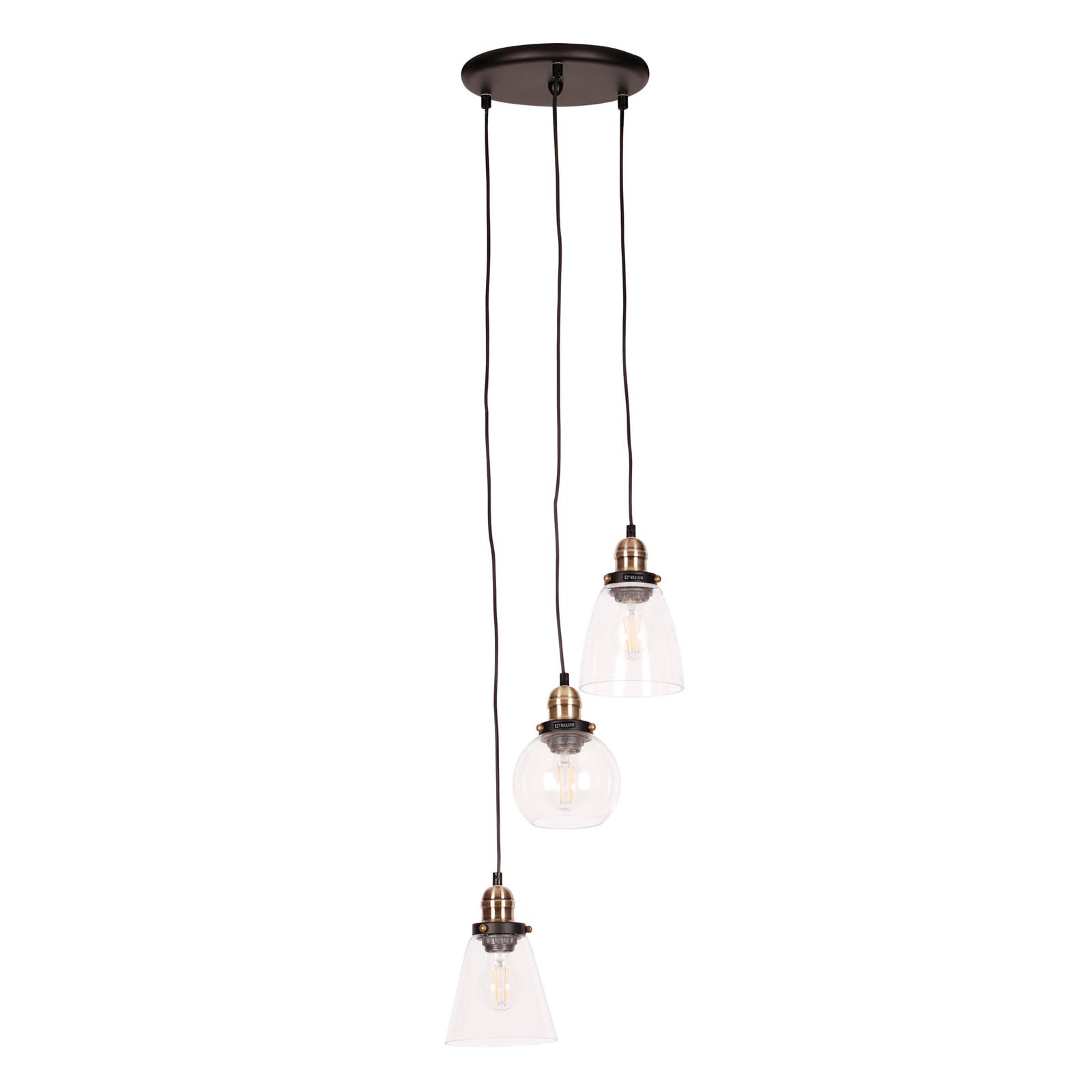 Ponadczasowa lampa wiszca do stylowej sypialni K-8036B-3 z serii SAMANTA