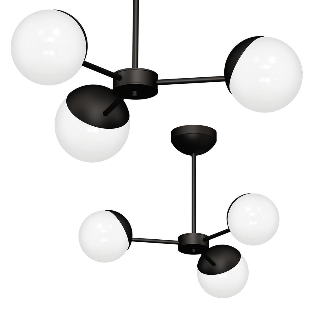 yrandol SFERA BLACK 3xE14