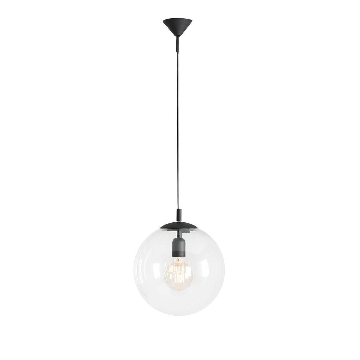 LAMPA WISZCA GLOBUS BLACK