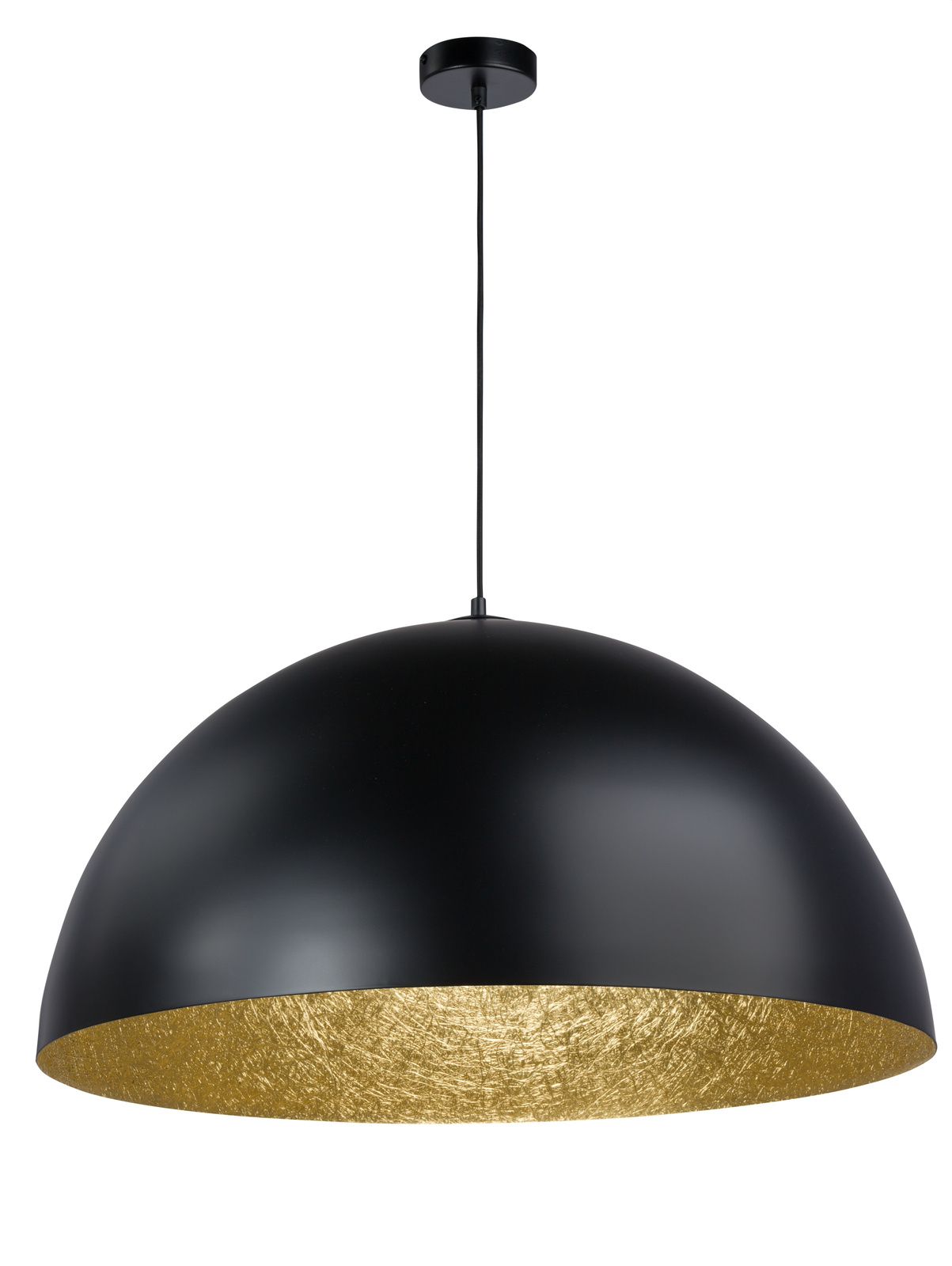 Lampa wiszca 35cm SFERA 30143 czarna/zota