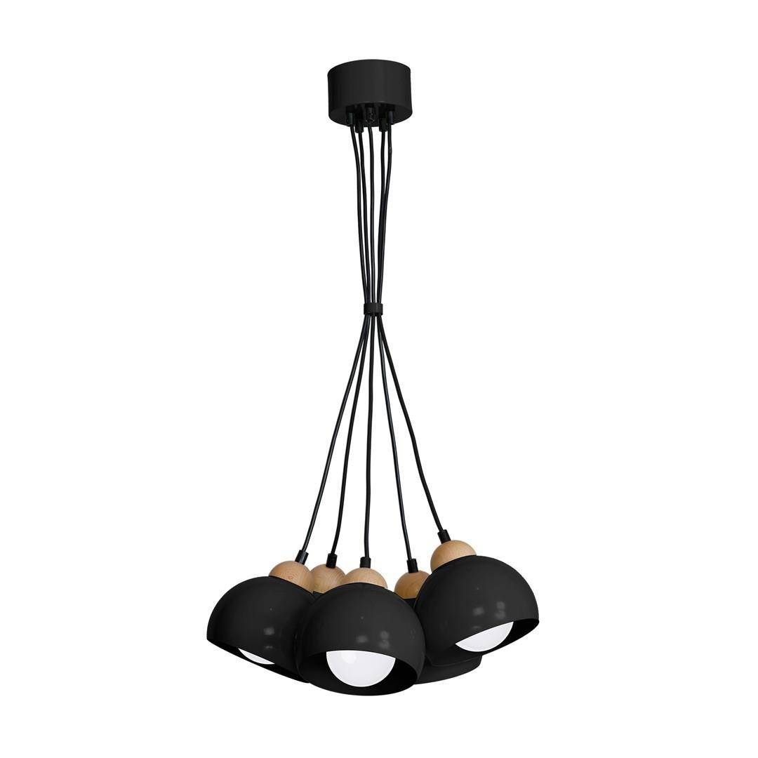 Lampa wiszca DAMA BLACK 5xE27