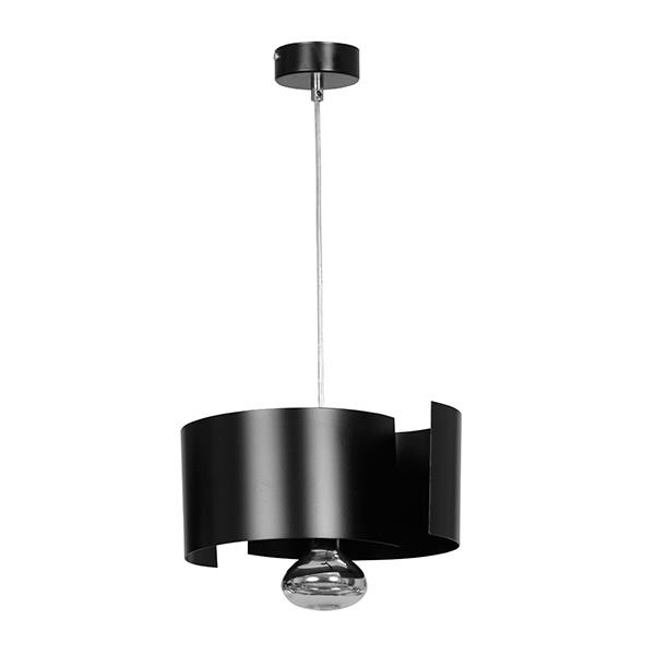 Lampa nowoczesna metalowa chrom/czarny 60W E27 30cm 284/1 VIXON 1