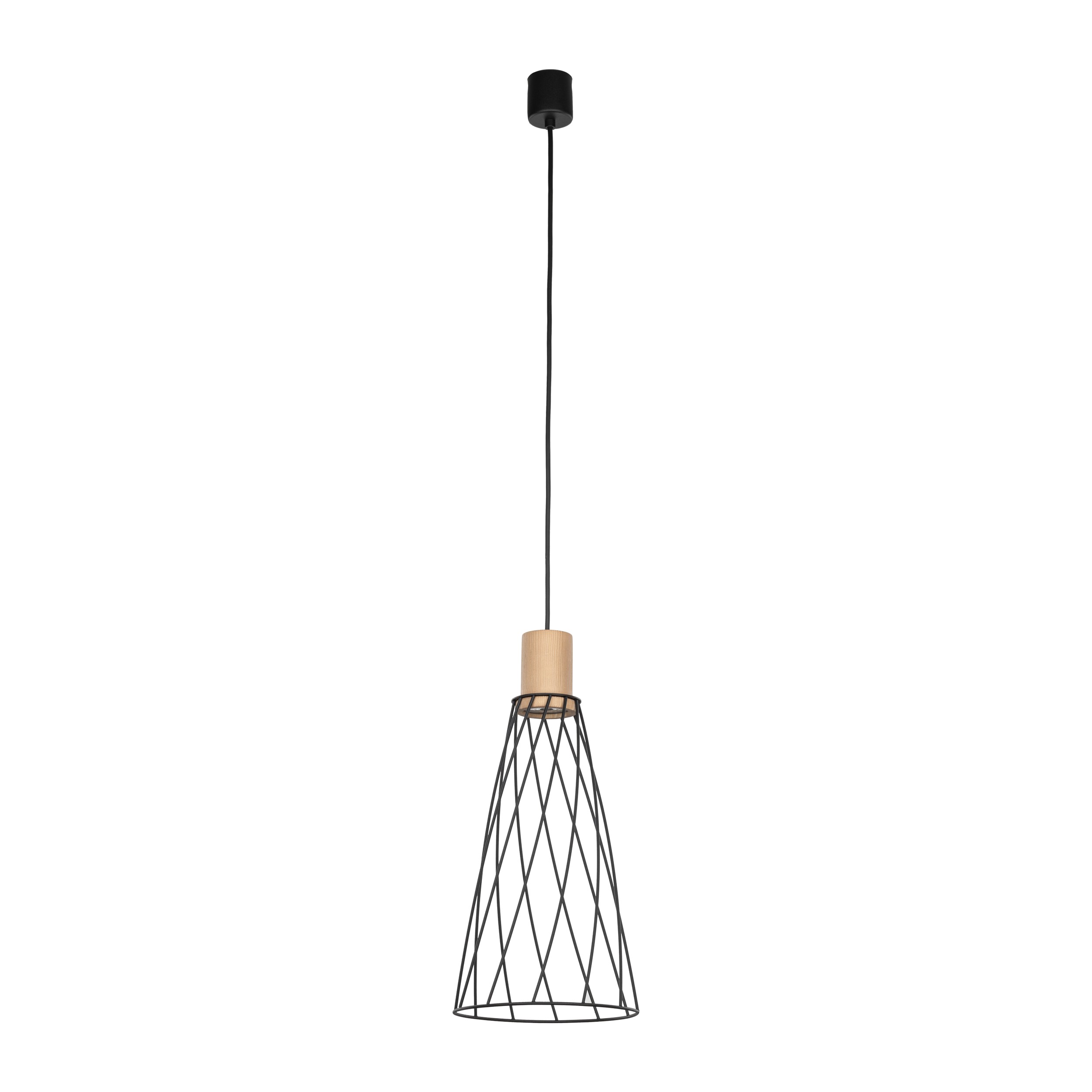 Lampa wiszca drewno/metal Modesto Wood Sosna 10157 TK Lighting