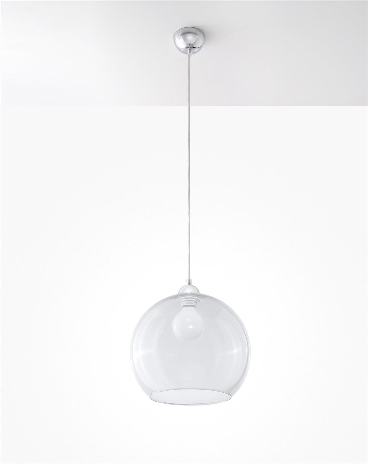 Lampa wiszca BALL transparentny