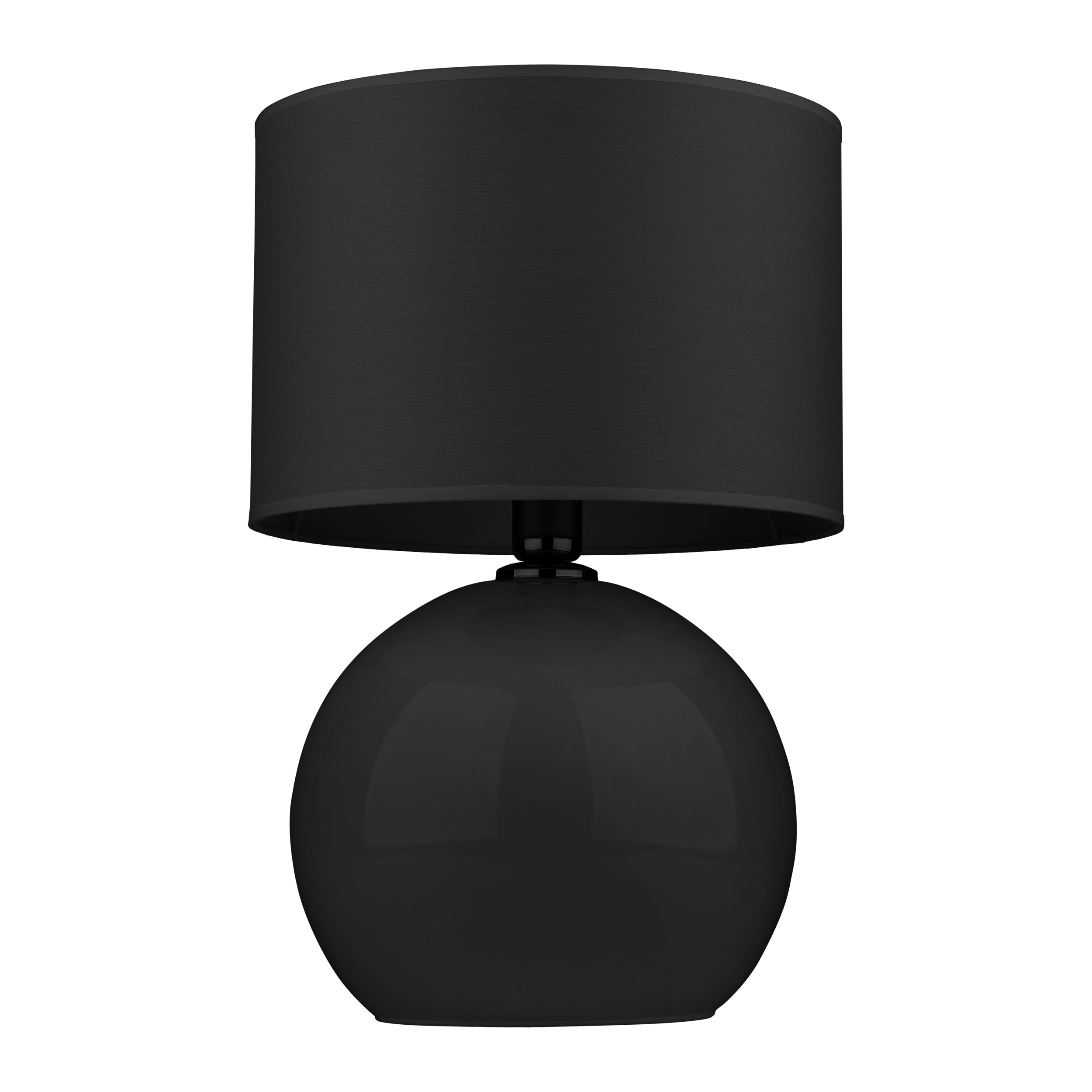 Ponadczasowa czarna lampka z abaurem 15E LED IP20 PALLA SMALL 5080
