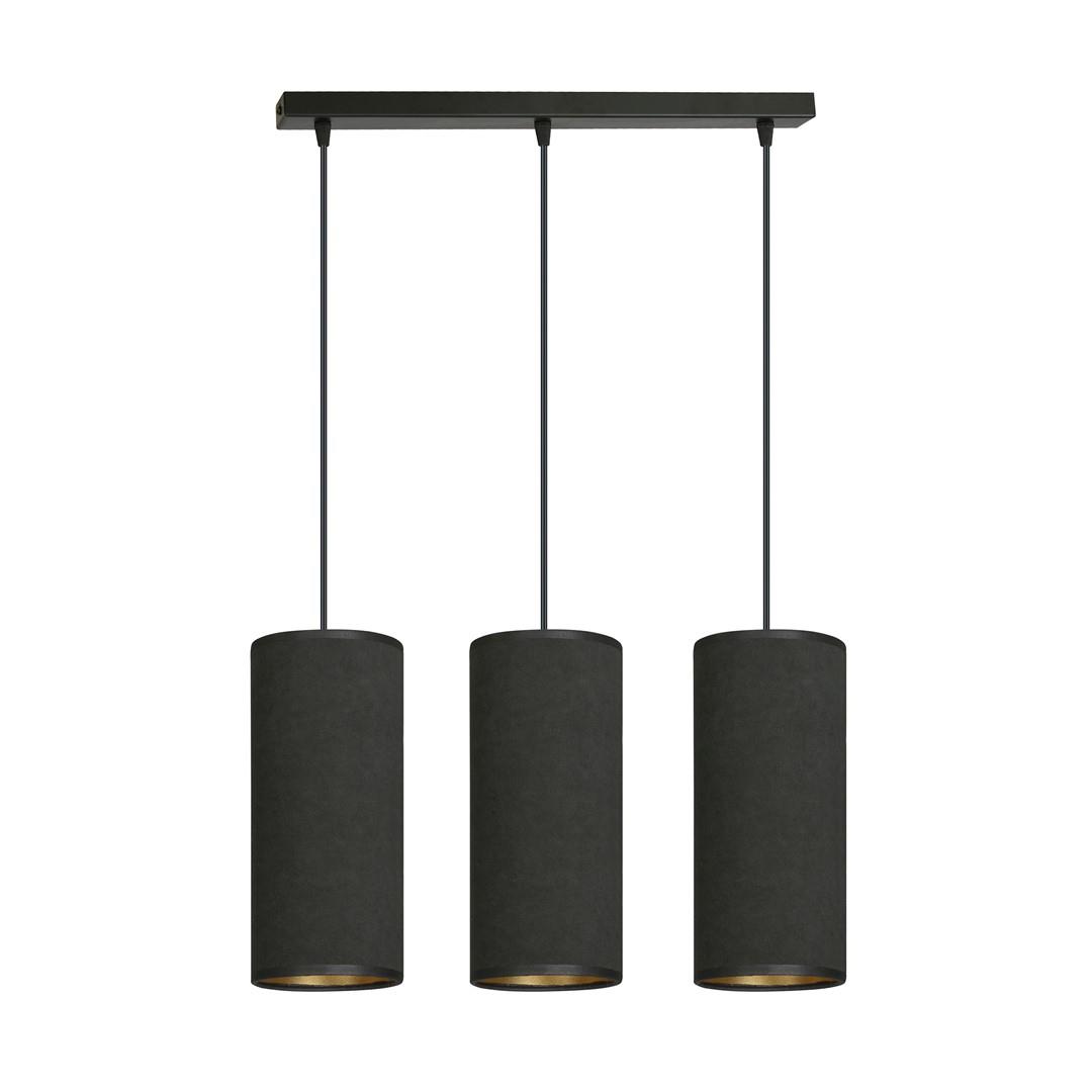 Lampy dekoracyjne na listwie 50cm 3x60W czarny/zoty 1067/3 3