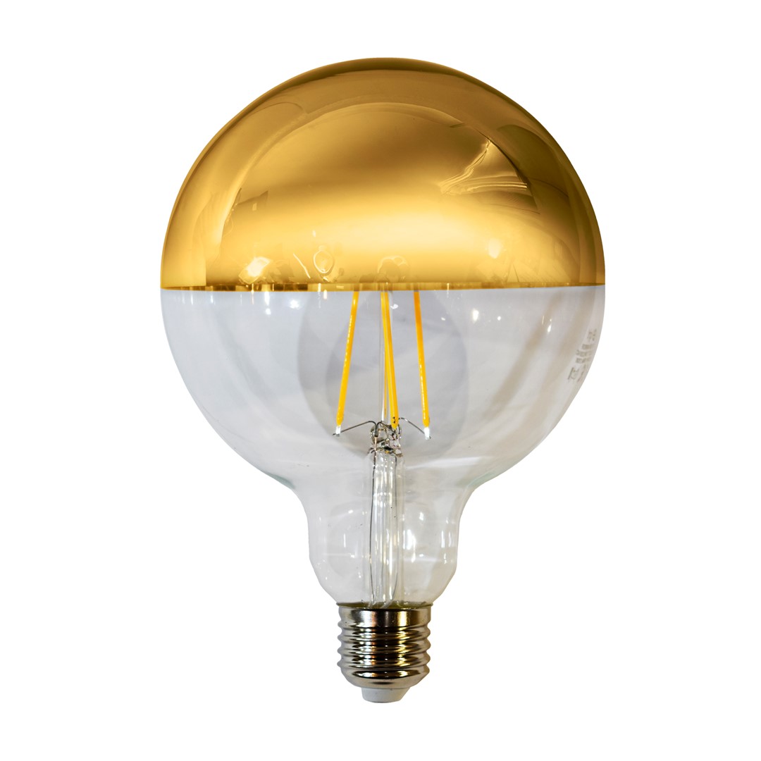arwka Filamentowa LED 7W G125 E27 GOLD Barwa: Ciepa