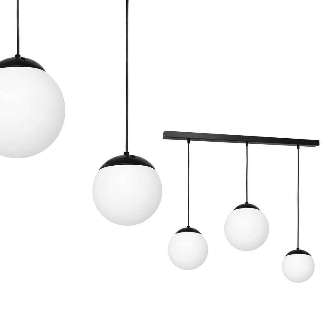 Lampa wiszca LIMA BLACK 3xE14