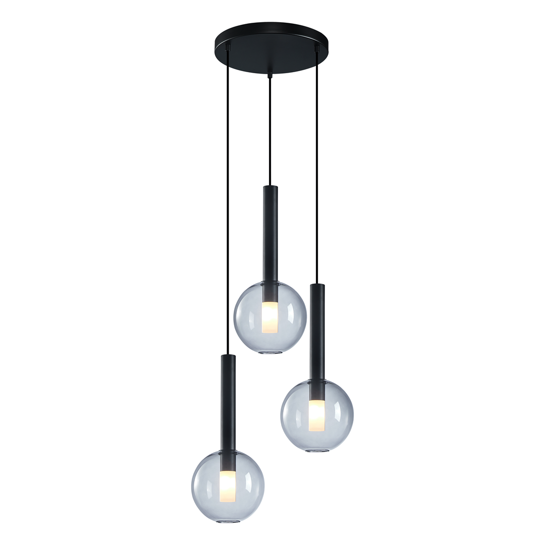 Lampa wiszca NIKO BLACK 3xG9