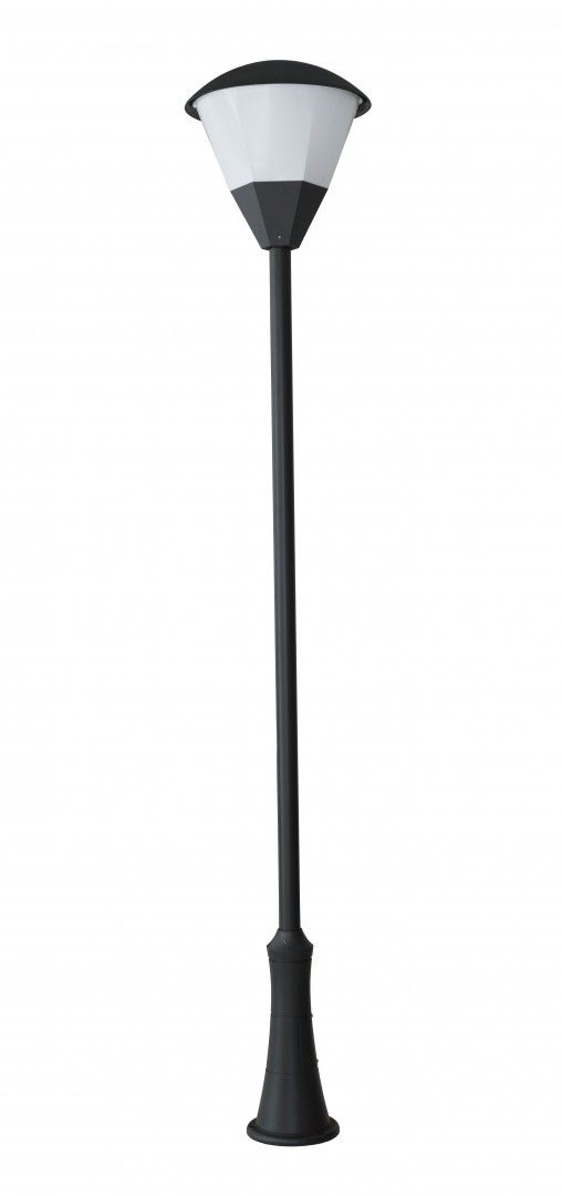 Lampa parkowa z masztem 3m latarnia E27 52cm czarny ECO OGMW 1 Su-Ma