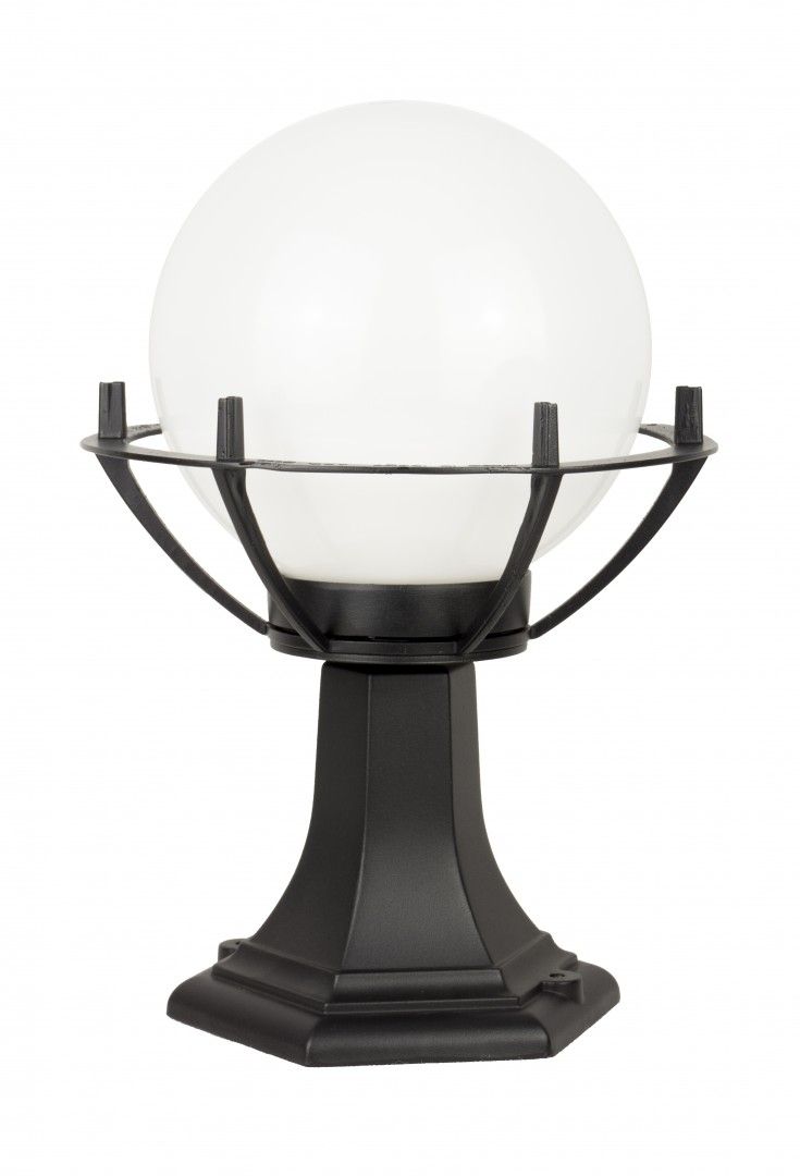 Ogrodowy lampa klasyczna kule z koszykiem 20cm wys. 39cm czarny 200 K 4011/1/KPO Su-Ma