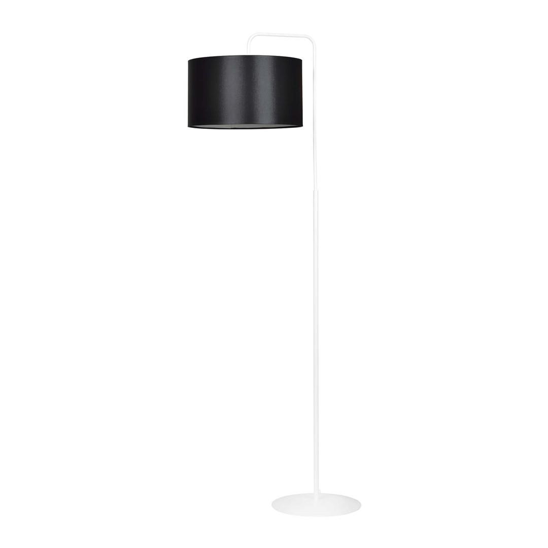 Lampa podogowa z abaurem czarny E27 LED 60W 571/1 TRAPO LP1