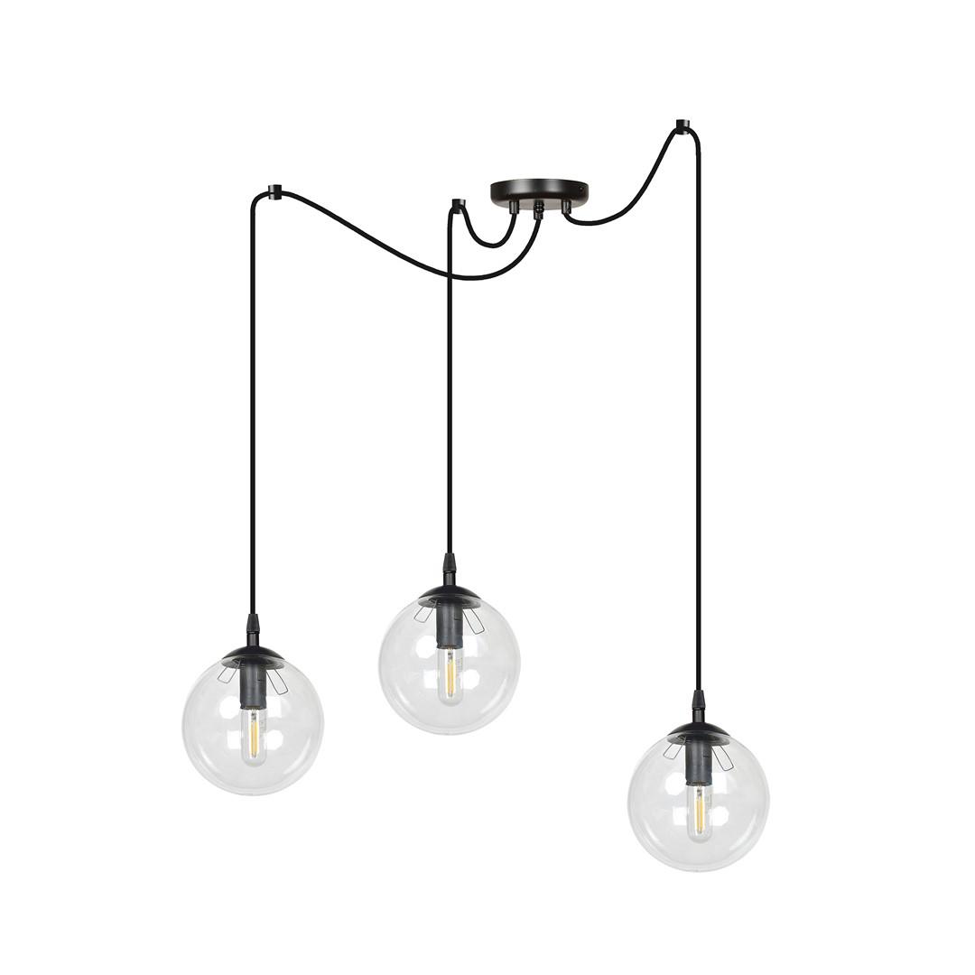 Wyjtkowa lampa wiszca do salonu transparentny 3x40W 936/3 GIGI 3