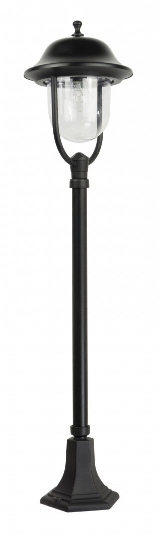 Klasyczna lampa zewntrzna na supku 117cm czarny PRINCE 5002/2/O Su-Ma