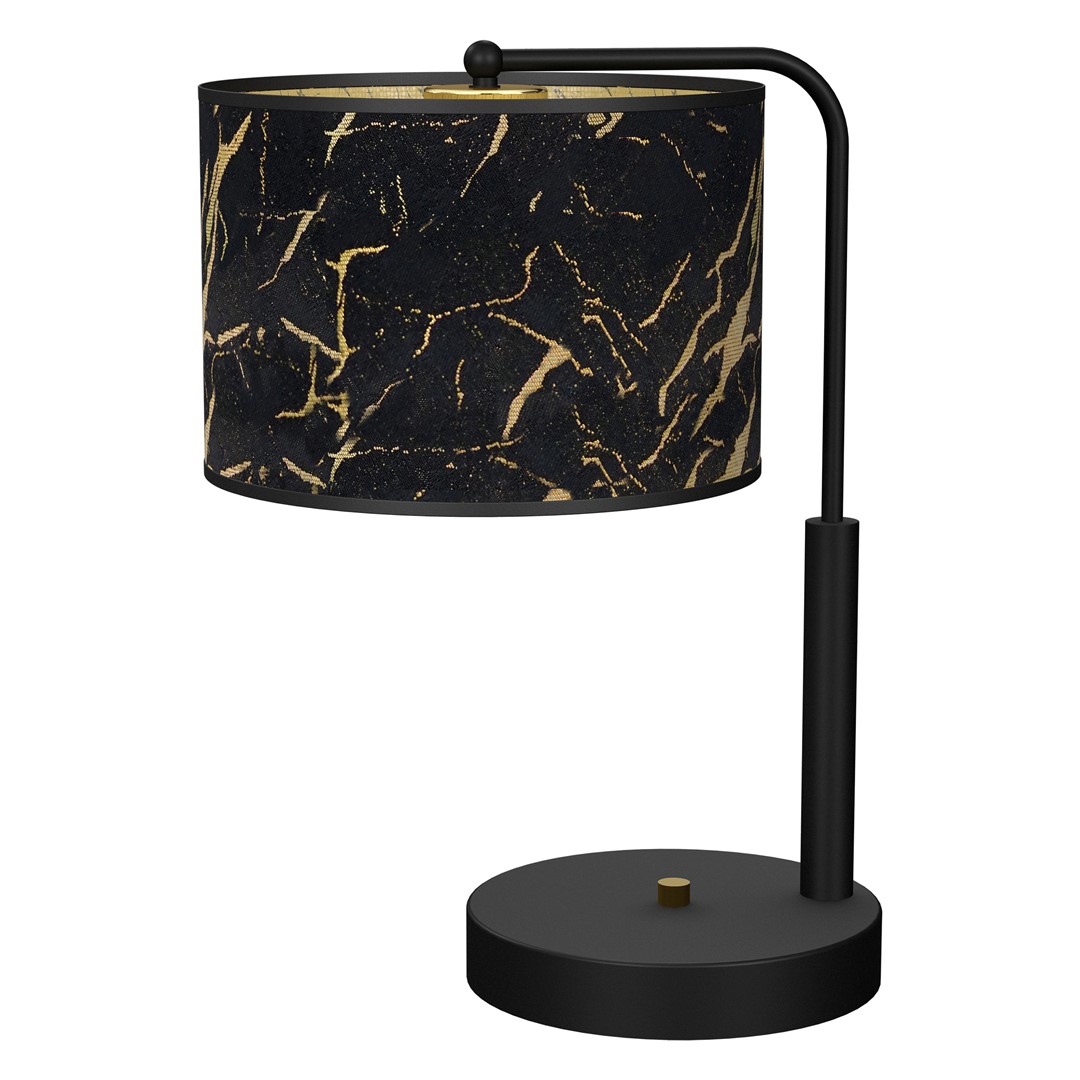 Lampka stoowa SENSO Black/Gold 1xE27