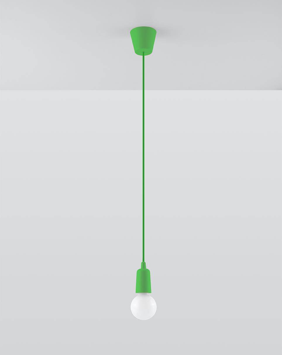 Lampa wiszca DIEGO 1 zielony