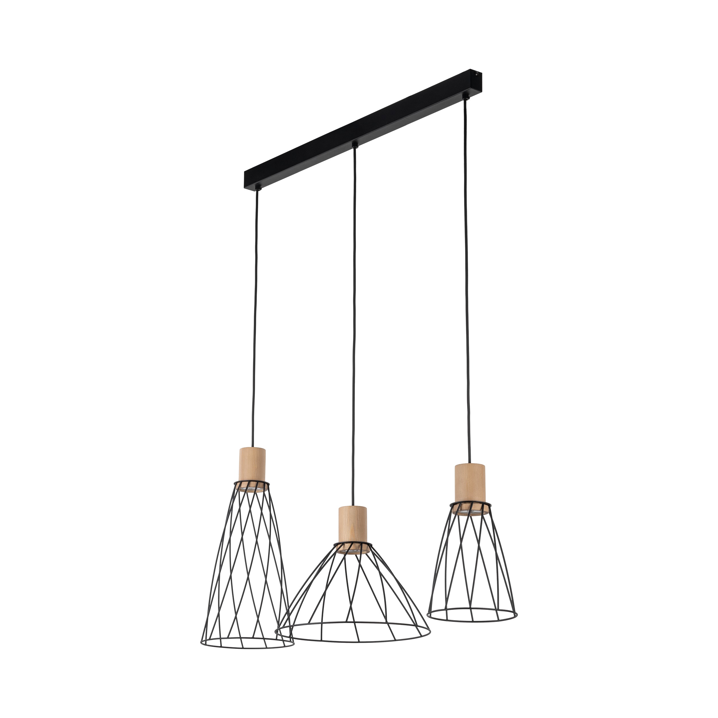 Lampa wiszca drewno/metal Modesto Wood Sosna 10158 TK Lighting