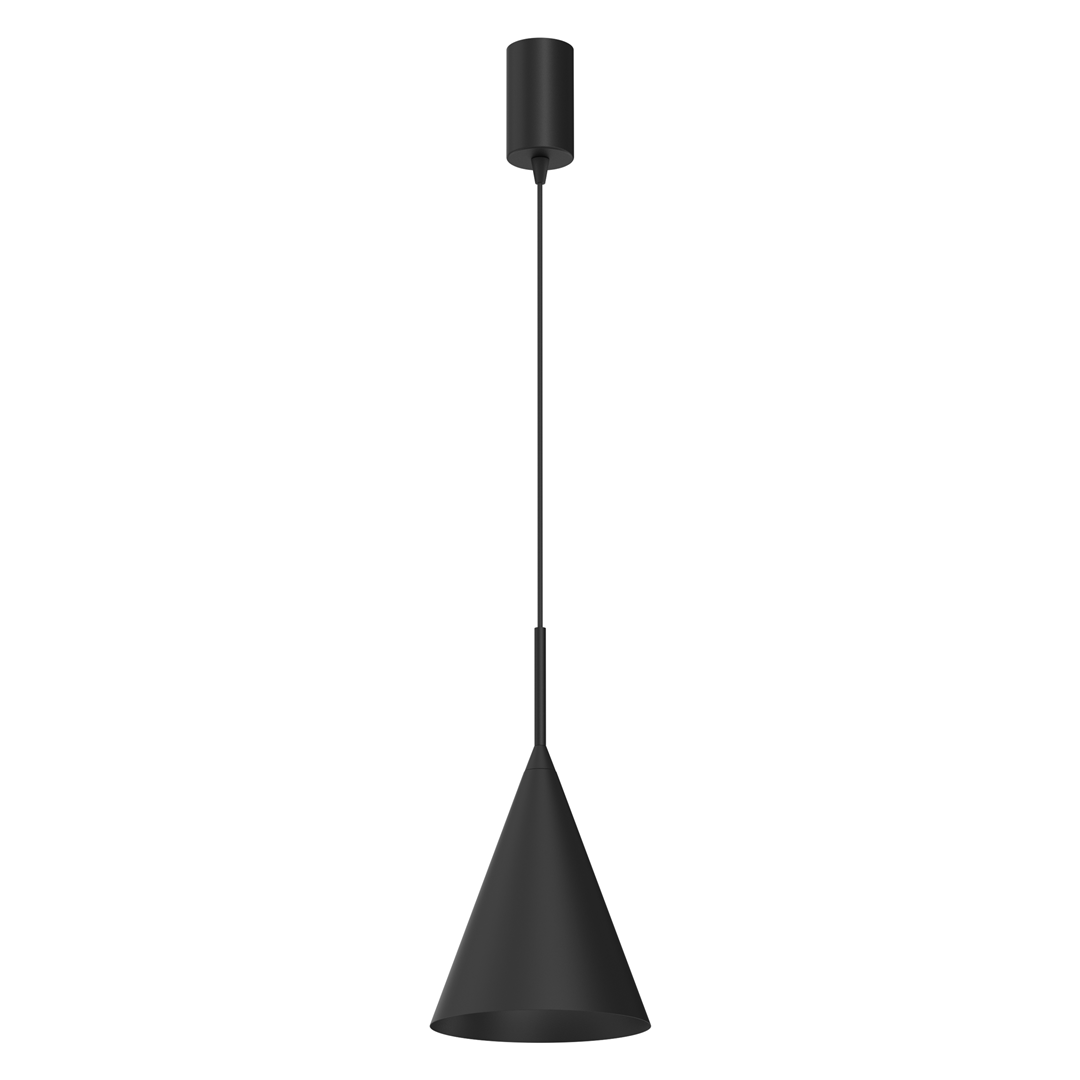 Lampa wiszca CAPITAL BLACK 17cm 1xGX53