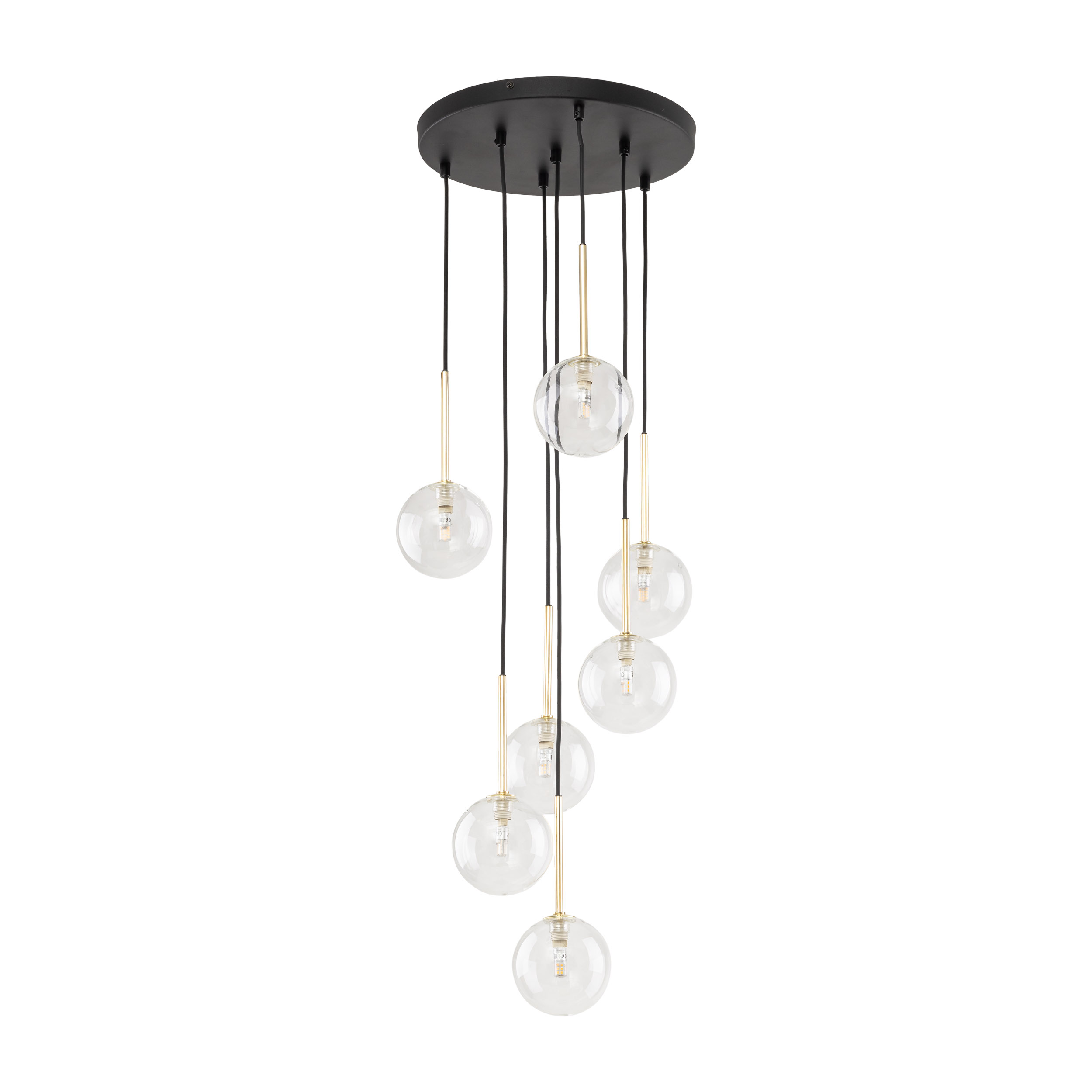 Lampa wiszca Nilos Black/ Gold 5362 TK Lighting