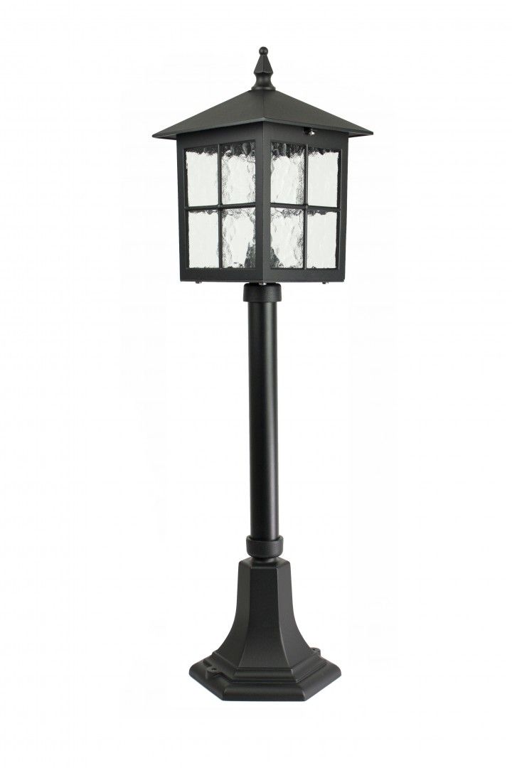 Lampa ogrodowa supek klasyczny szklany 76cm czarny WENECJA 5002/3/KW Su-Ma