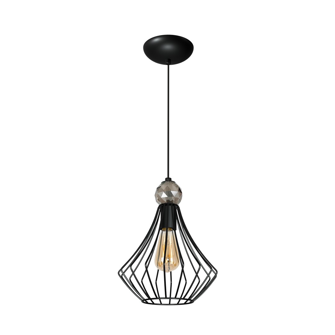 Lampa wiszca JEWEL BLACK 1xE27