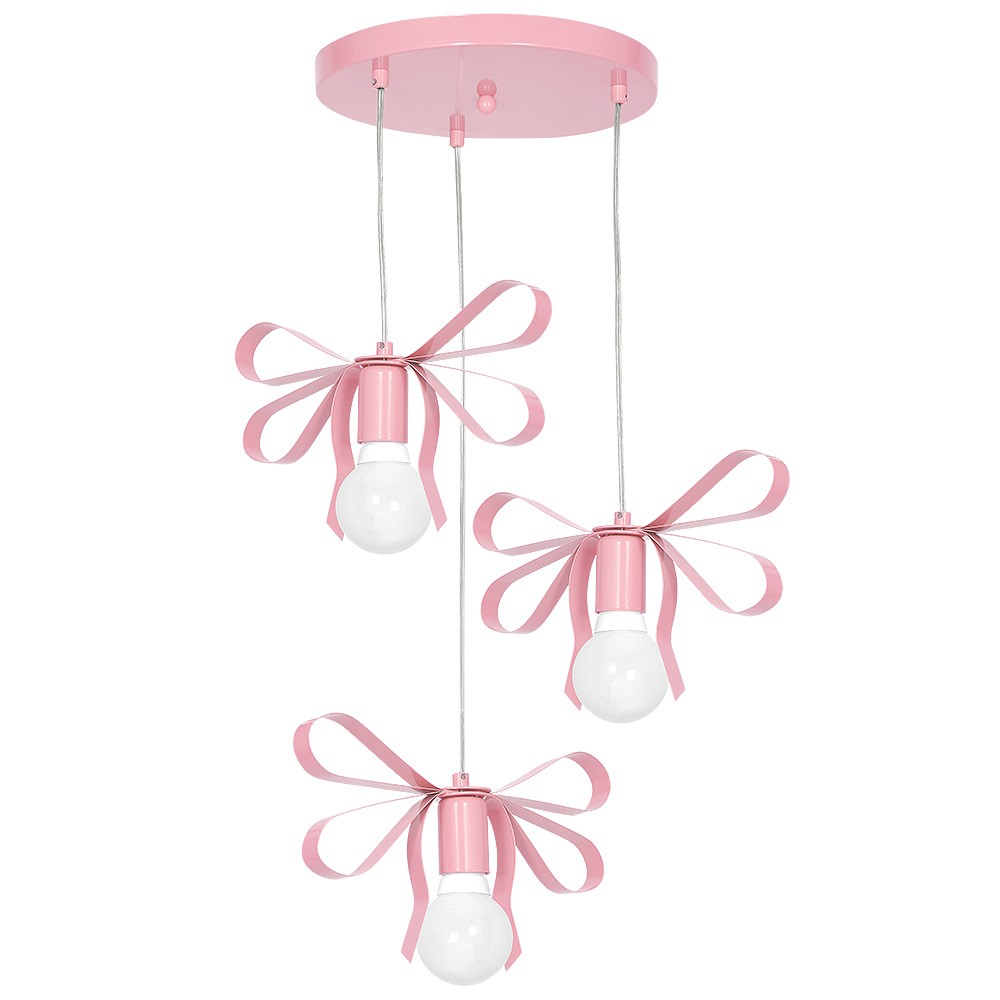 Lampa Wiszca EMMA PINK 3xE27