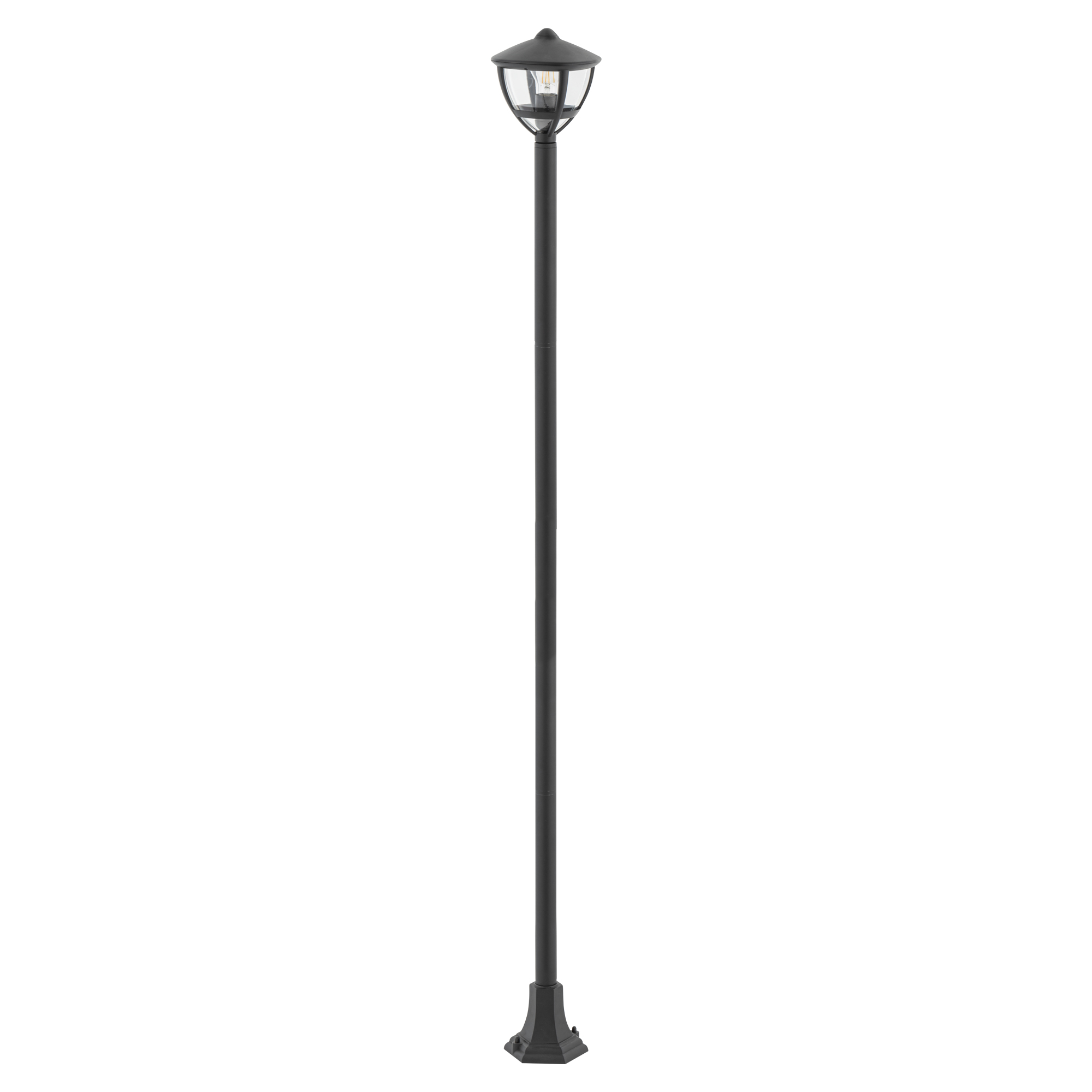 Wysoka lampa ogrodowa czarna AMELIA FL 200 Nowodvorski 10498