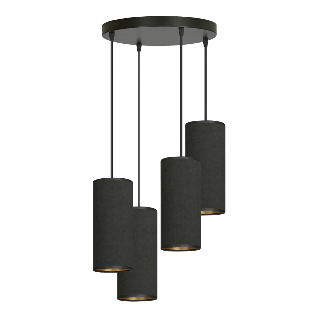 Lampa regulowana z abaurami 35cm 4x60W czarny/zoty 1067/4PREM 4 PREMIUM