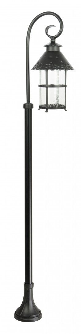 Klasyczna lampa ogrodowa na supku 166cm czarny TOLEDO 5002/1/R Su-Ma