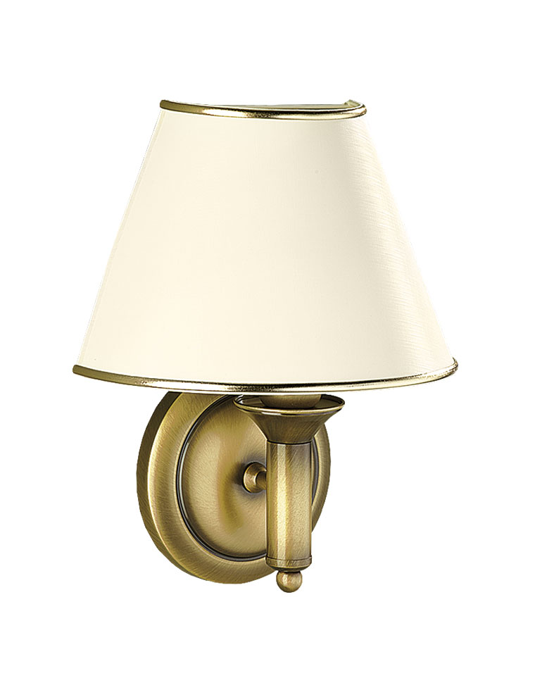 Zdjęcia - Żyrandol / lampa Classic klasyczny mały kinkiet złoty patynowany 0505 