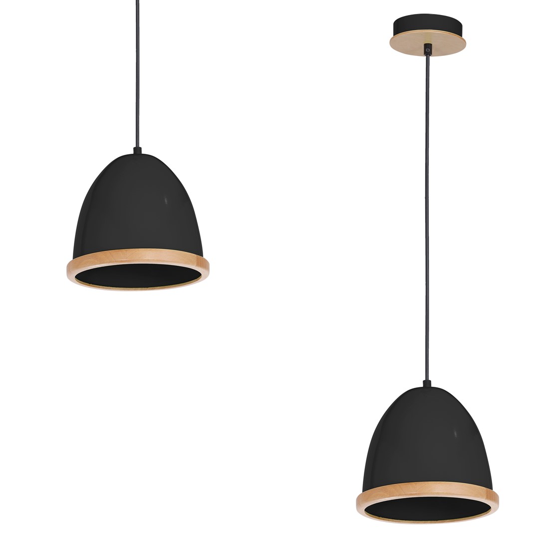 Lampa wiszca STUDIO BLACK 1xE27