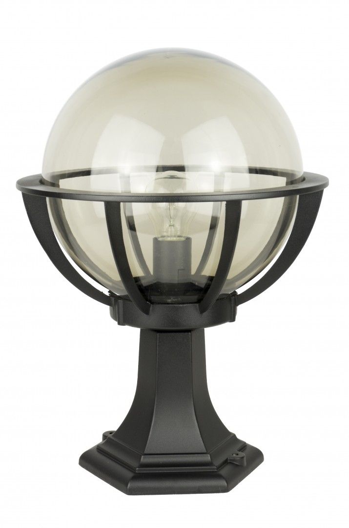 Supek ogrodowy lampa stojca kula z koszykiem czarny 60W 250 K 4011/1/KPO 250 FU Su-Ma