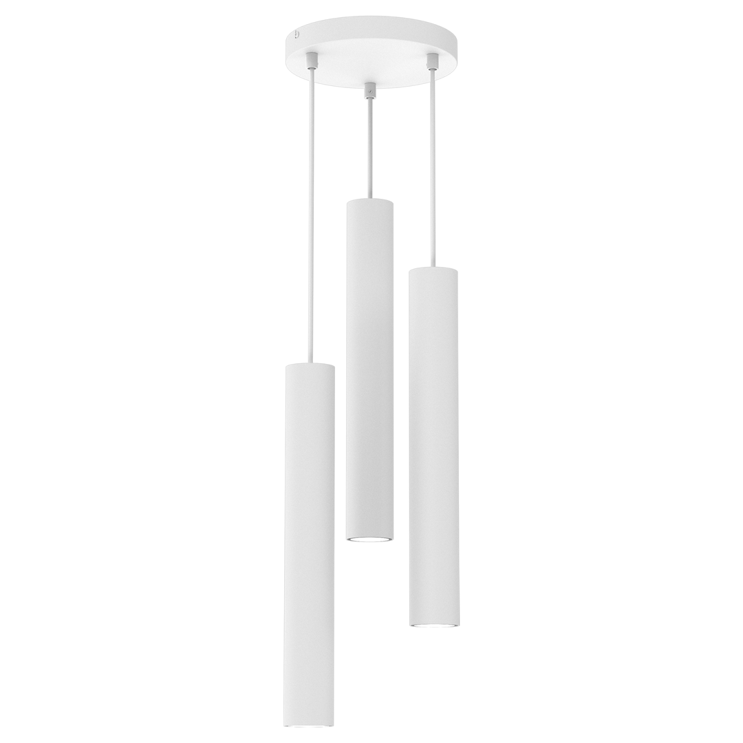 Lampa wiszca HUDSON WHITE 3xGU10