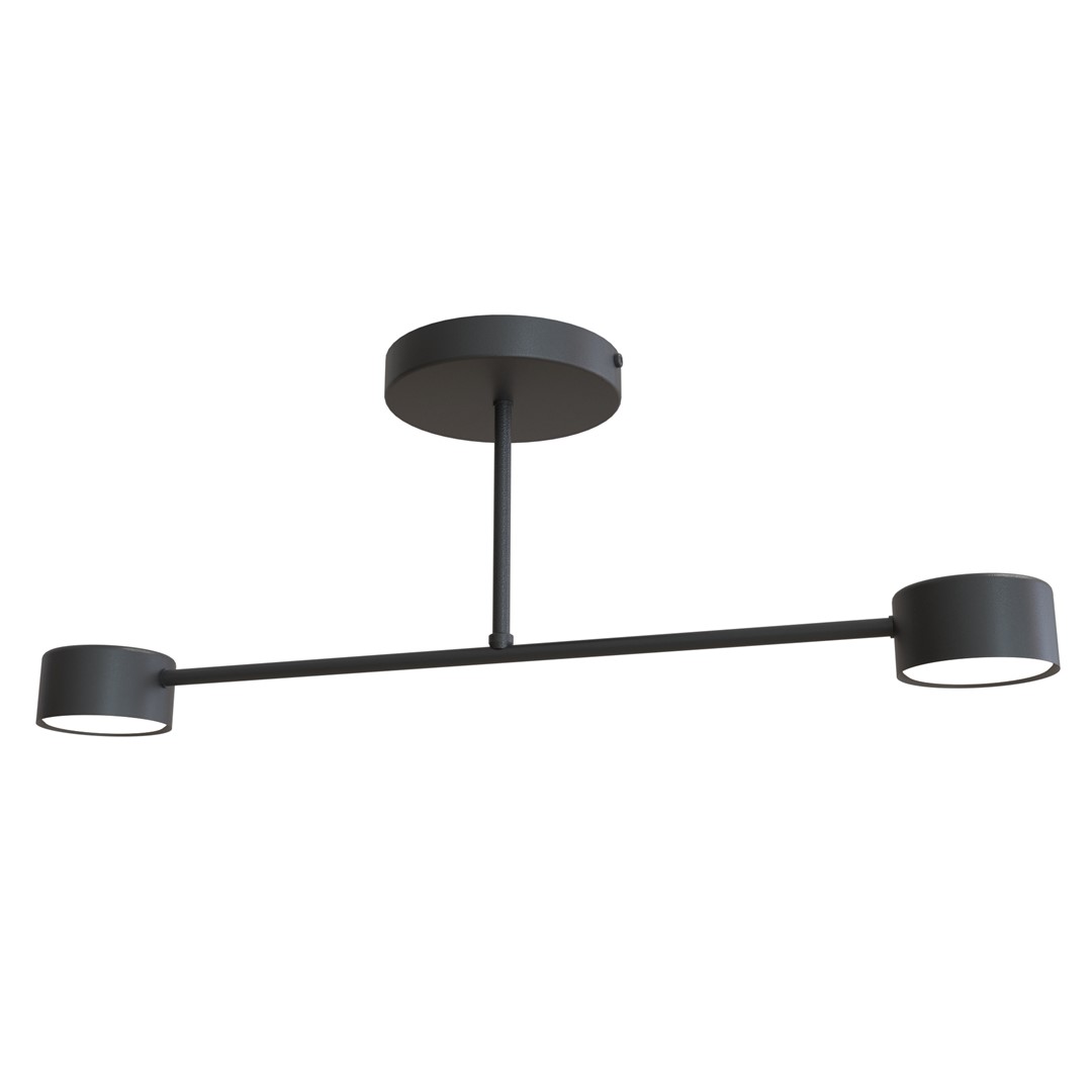 Lampa sufitowa Halo czarna EMIBIG 1355/2