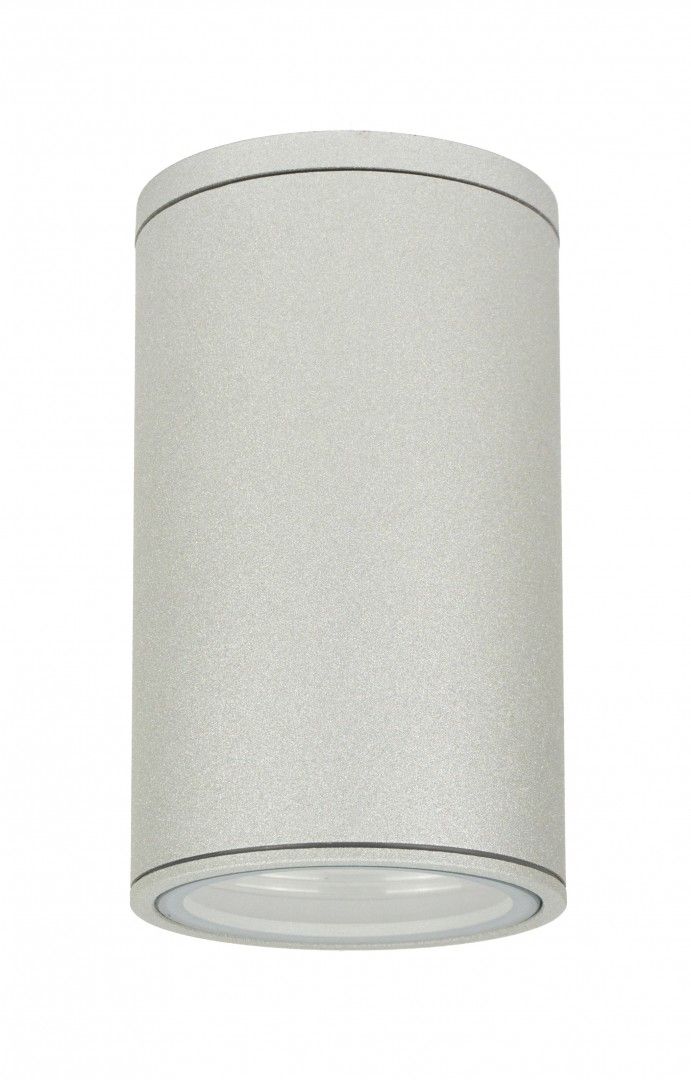 Stylowa lampa sufitowa ogrodowa tuba 60W E27 srebrny ADELA 7003 Su-Ma