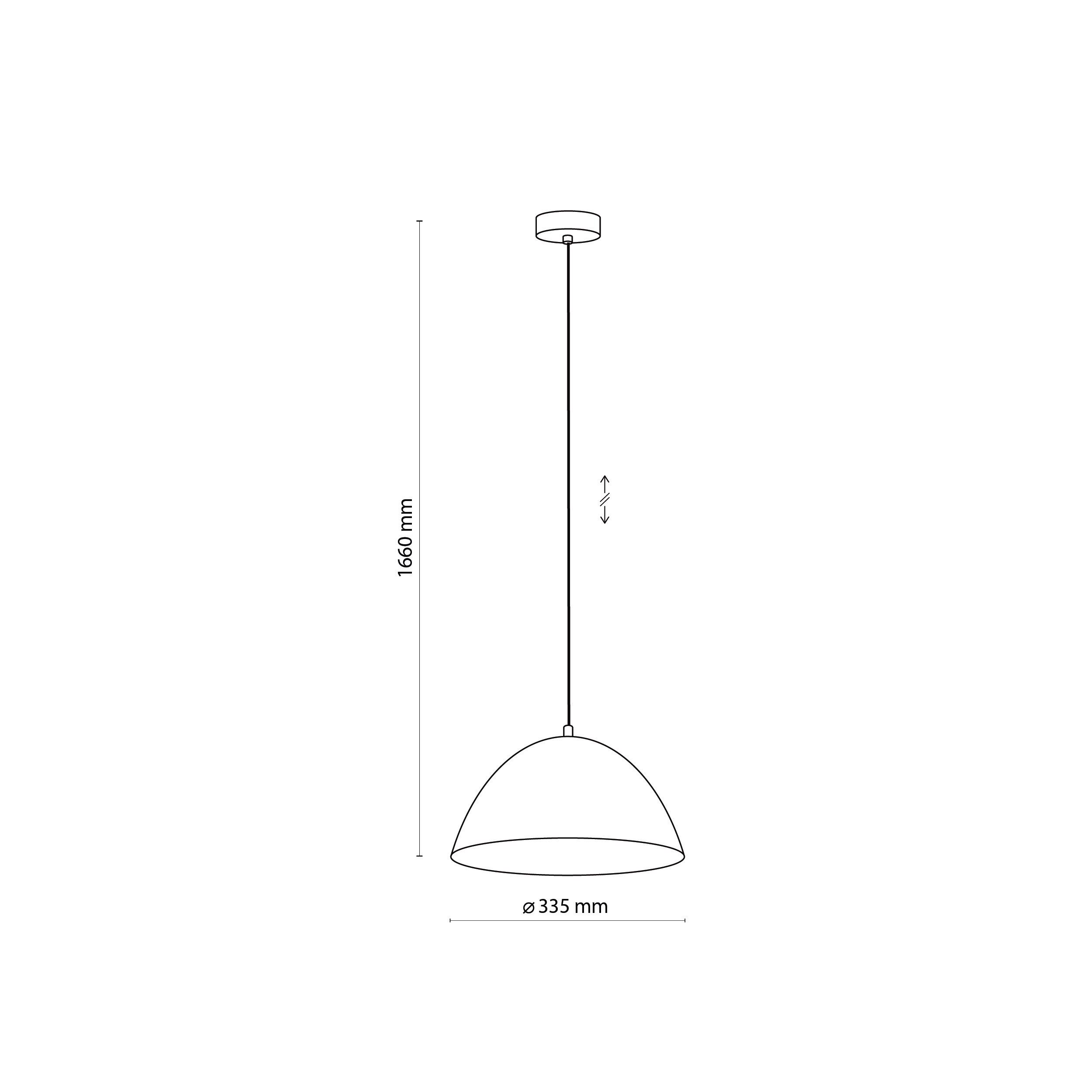 Faro New biaa lampa wiszca szeroko 33cm