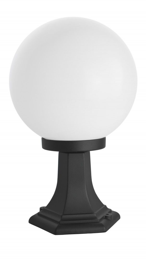 Stylowa lampa ogrodowa kula z metalu wys. 41cm czarny KULE CLASSIC K 4011/1/K 250 Su-Ma