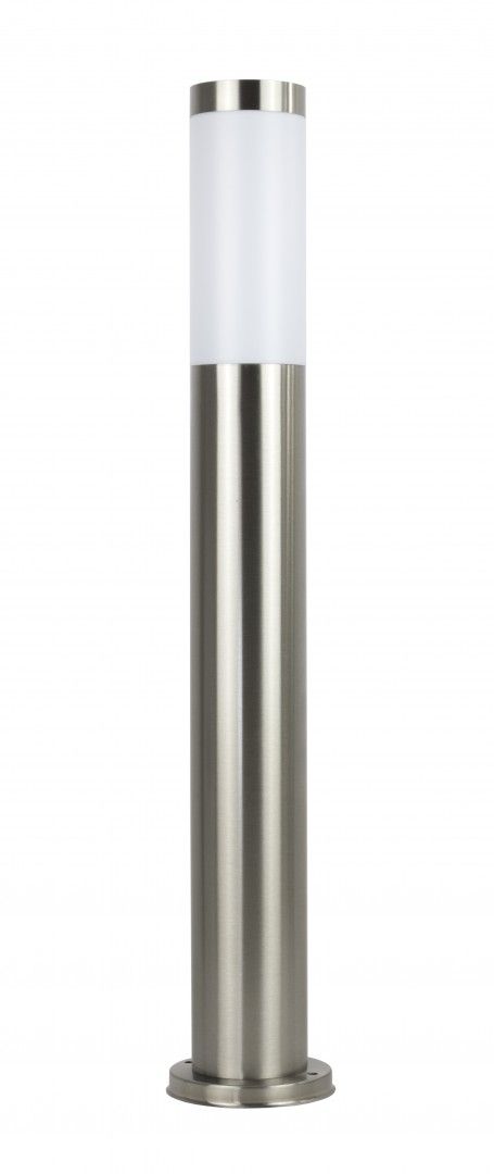 Lampa ogrodowa okrga prosty supek E27 65cm satyna INOX 022-650 Su-Ma