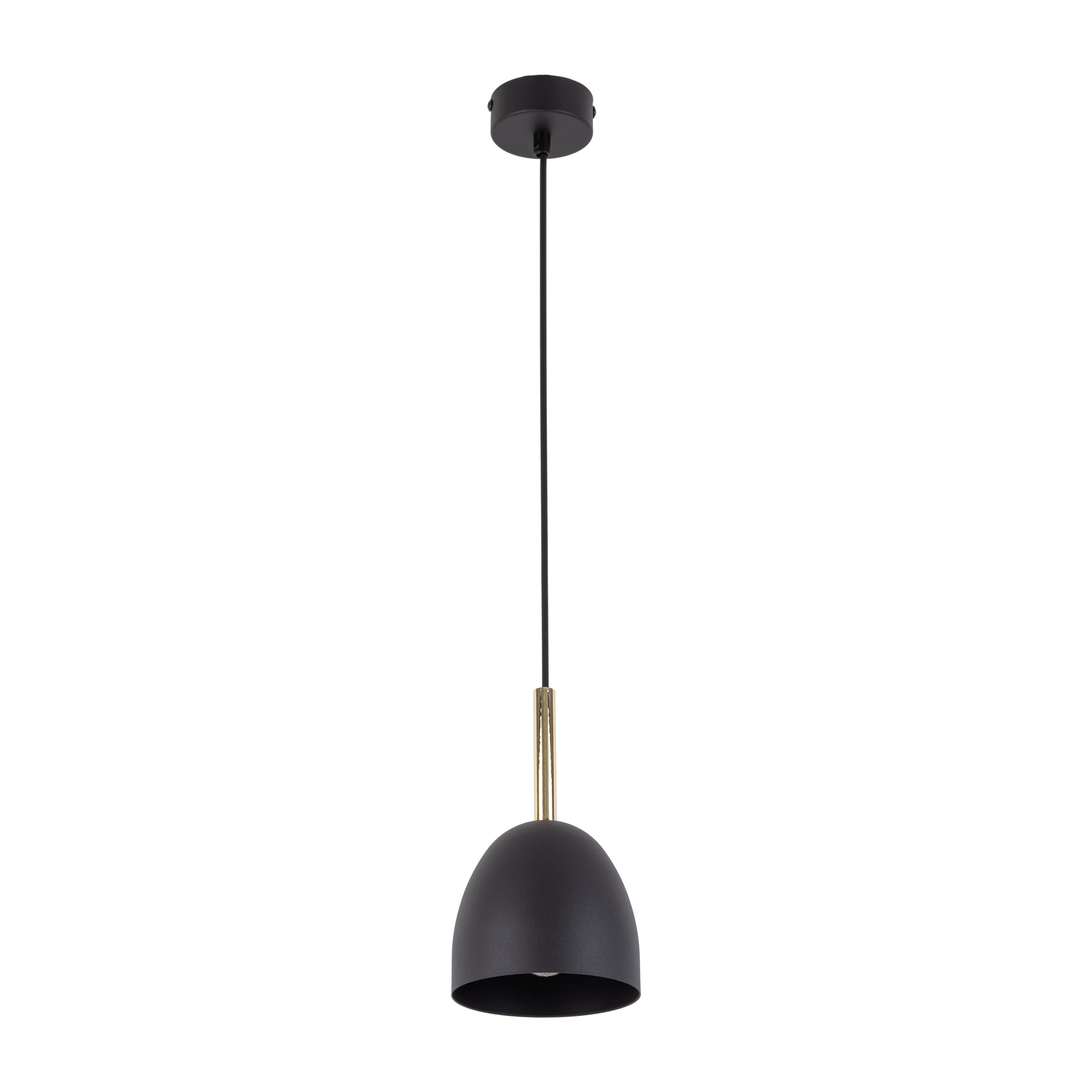 Pojedyncza lampa wiszca z kloszem NORD BLACK 4870