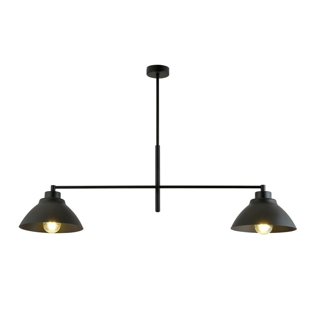 Klasyczna lampa sufitowa MAVERICK 2 BLACK 1211/2