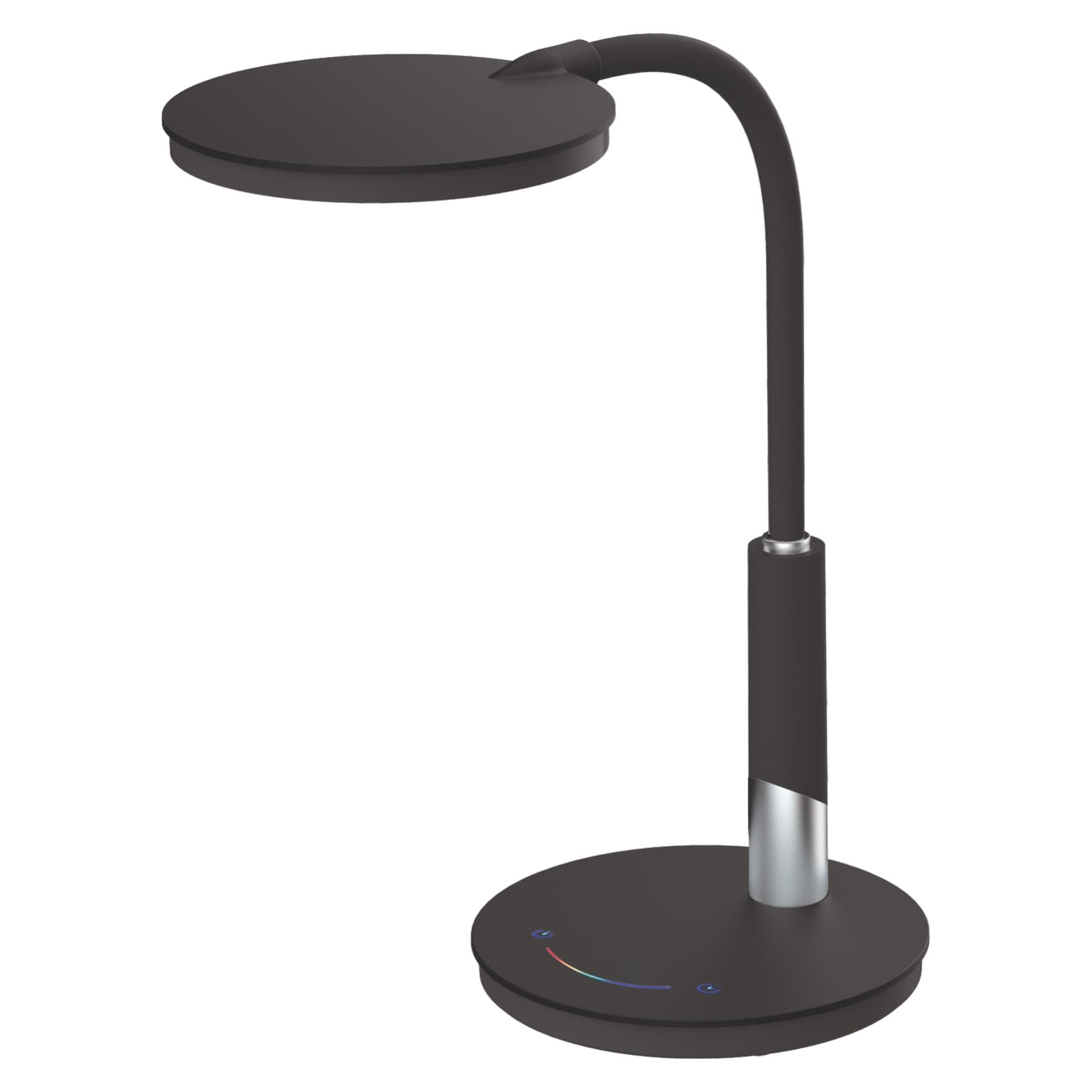 Czarna, solidna lampka biurkowa K-BL1237 CZARNY z serii DINO