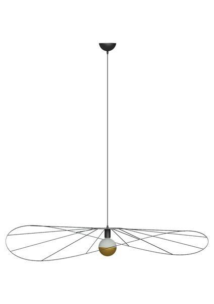 Lampa wiszca ESKOLA 140 czarna