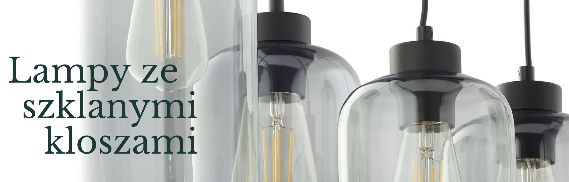Szklane lampy wiszące