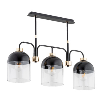 Modernistyczna lampa BOVERY 63001 z trzema kloszami