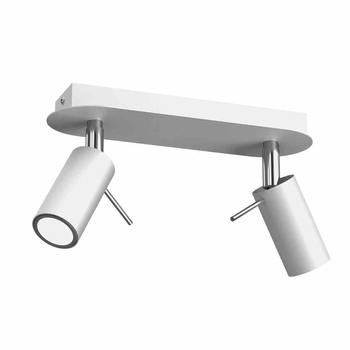 Lampa sufitowa Preston 2x mini GU10 Biały/Chrom