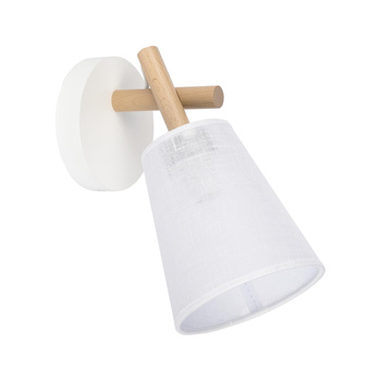 Vaio kinkiet biały abażur