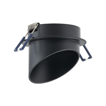 Lampa punktowa podtynkowa do łazienki CZARNY GU10 10W SOLTA CG Nowodvorski 10491