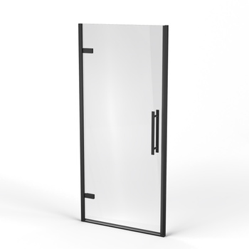 Ravak Drzwi prysznicowe uchylne Ravak COOL! COSD1 90 czarne/szkło transparentne X0VV70300Z1