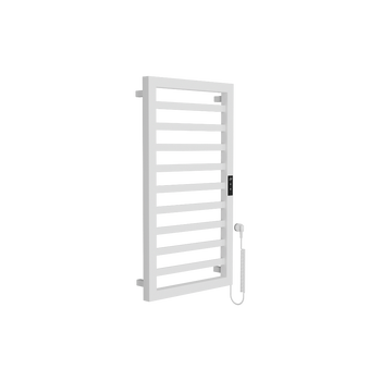 Brego Smart grzejnik łazienkowy elektryczny 91x50 cm, biały mat