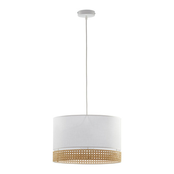 Sufitowa lampa rattanowa E27 z abażurem typu BOHO PAGLIA 6533